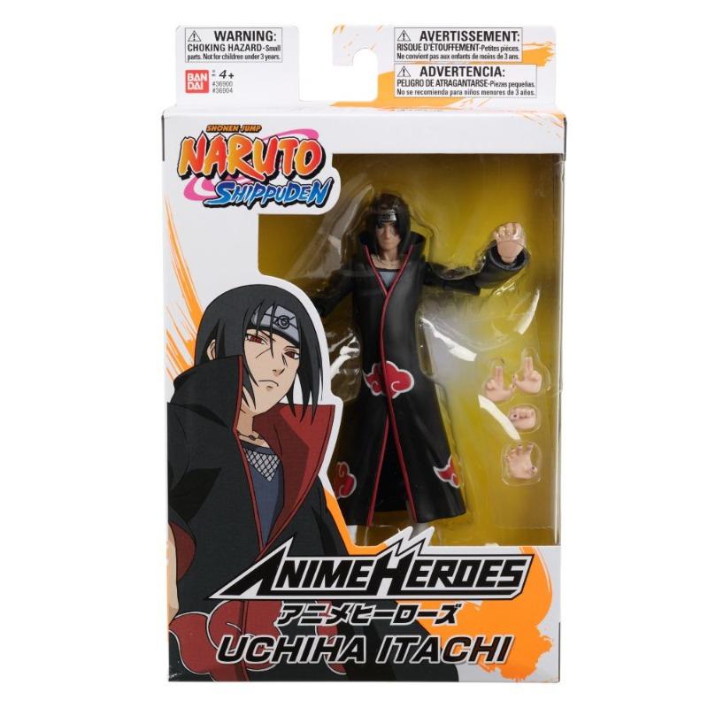 Bandai Anime Heroes Naruto - Itachi Uchiha Action Figure
