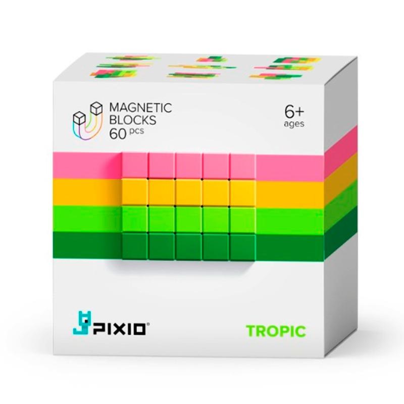 PIXIO Tropic - 60 Magnetic Blocks