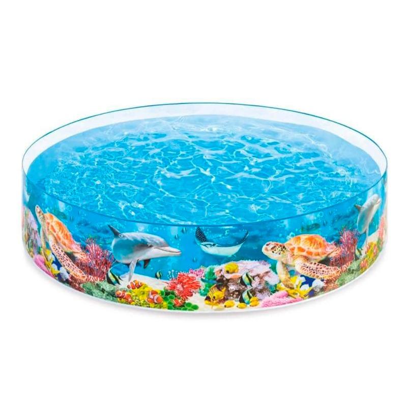 Intex Coral Reef 8Ft Snapset Paddling Pool
