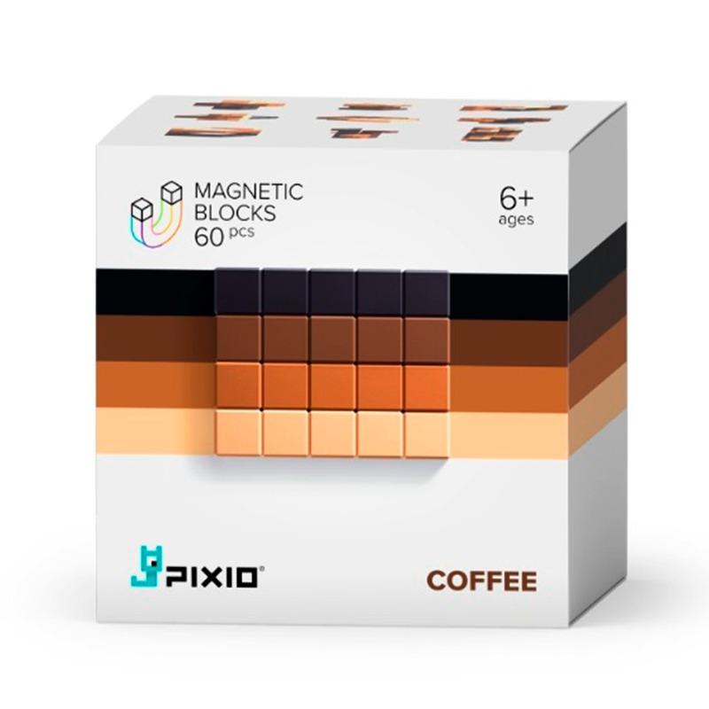 PIXIO Coffee - 60 Magnetic Blocks