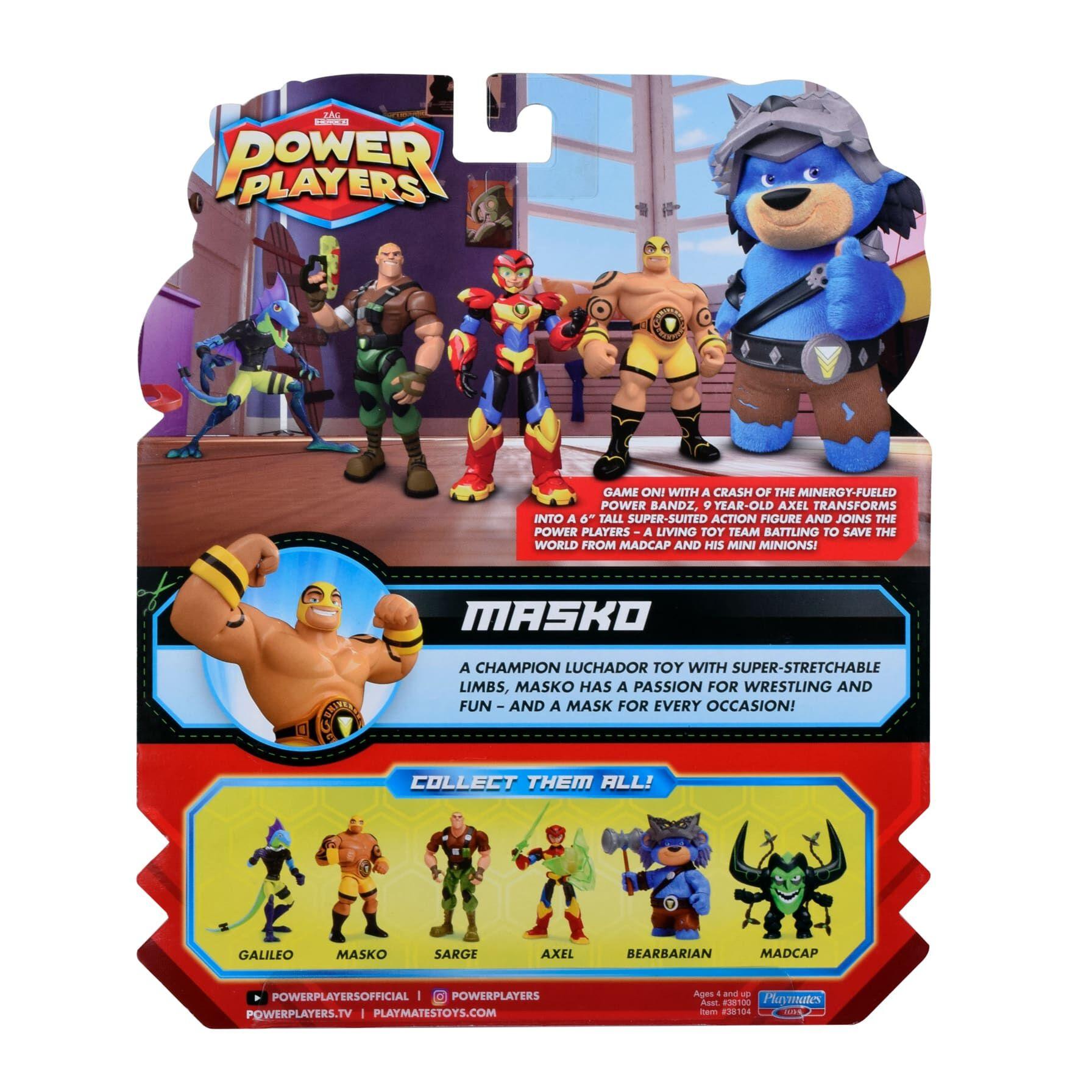 Power Players Masko Basic Action Figure - 12 cm