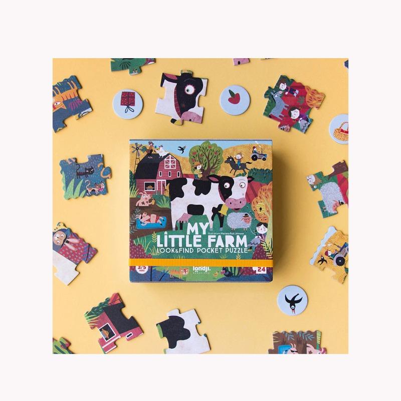 Londji - Puzzle My Little Farm Set 24Pcs