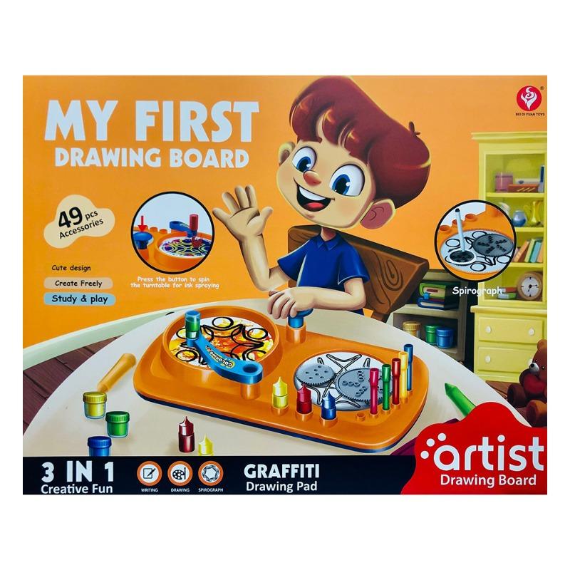 لوحة الرسم الأولى للأطفال – 49 قطعة