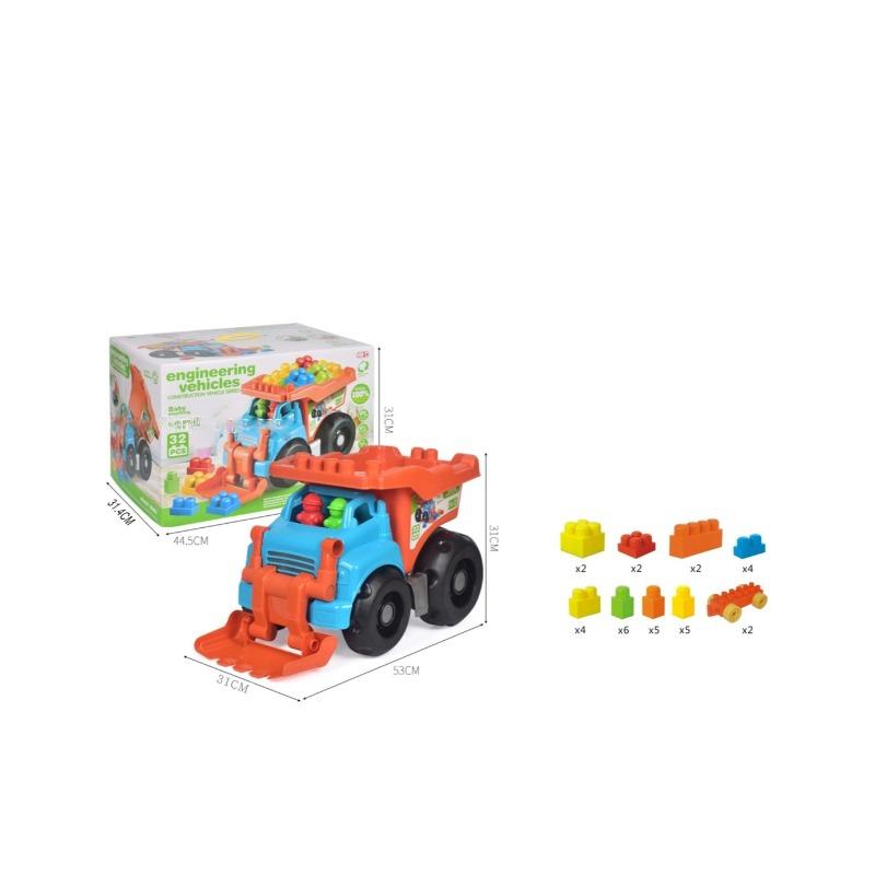 Engineering Tilting Car For Kids 32 Pcs