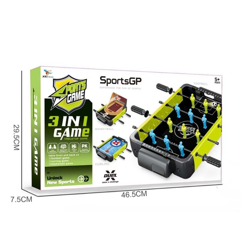 طاولة ألعاب رياضية 3 في 1