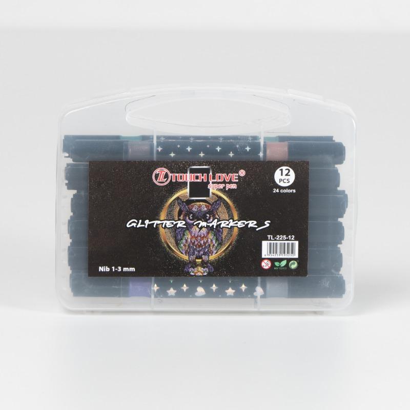 مجموعة اقلام الجليتر للأطفال - 12 لون