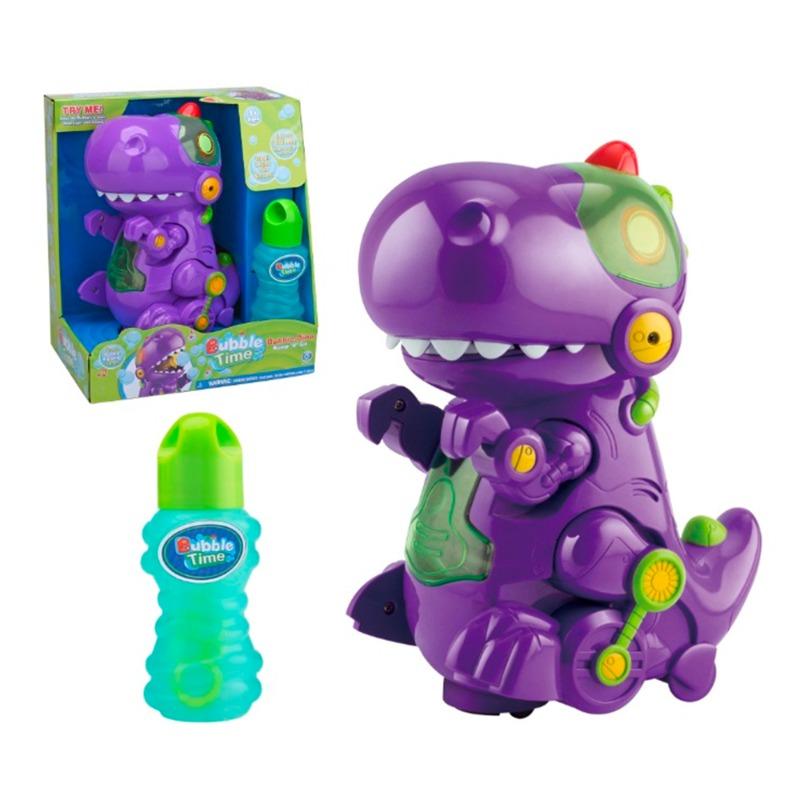 Bubble Time - Light & Sound Bubble Dinosaur (4OZ)