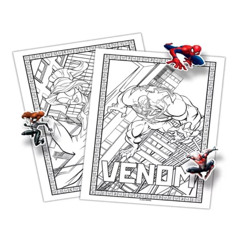 Spider-Man Activity Book with Vinyl Stickers