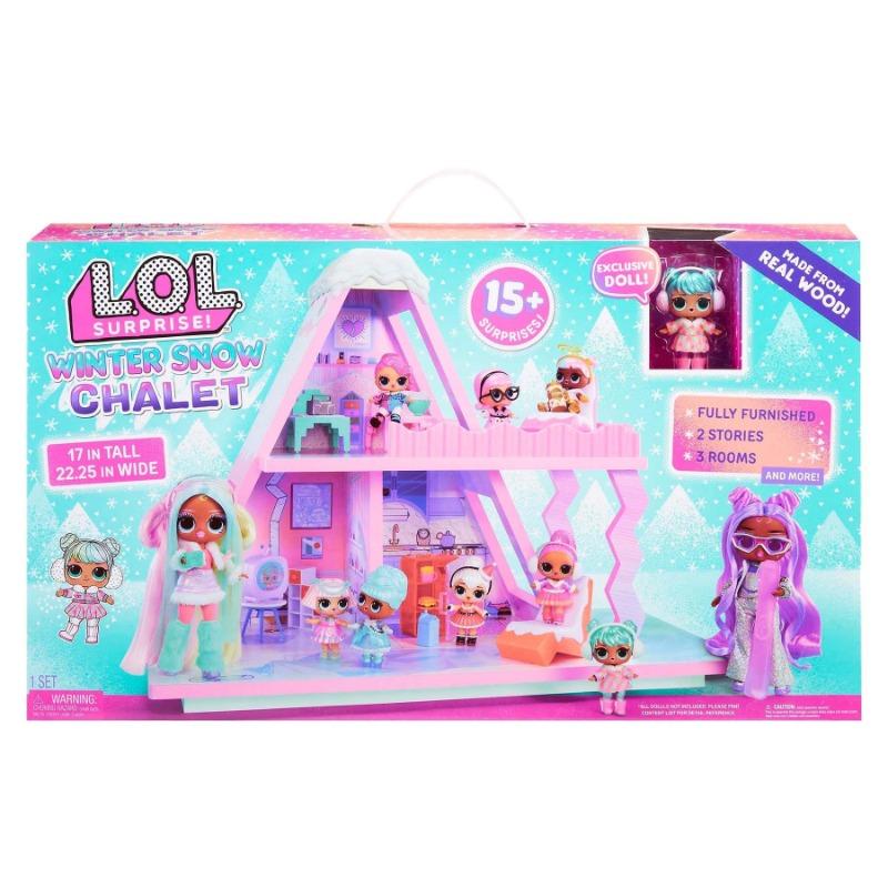 LOL Surprise Winter Snow Chalet With 15 Surprise