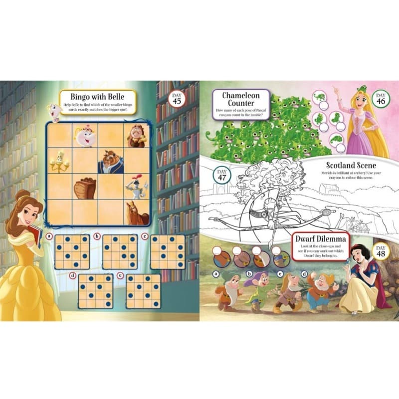 Disney Princess 365 Puzzles And Activities Book