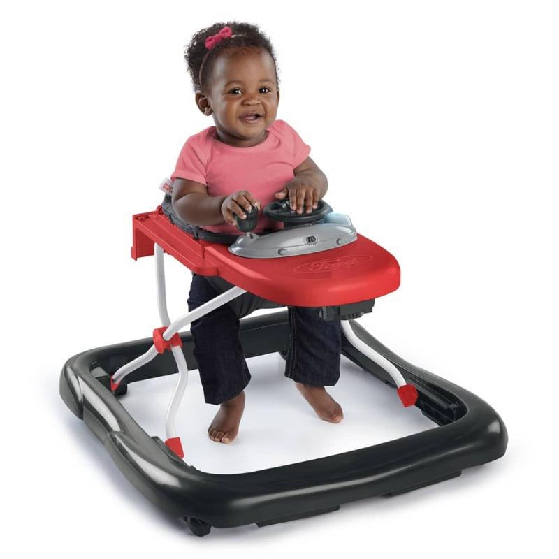 Bright Starts Ford Rapid 3-in-1 Baby Walker - Red
