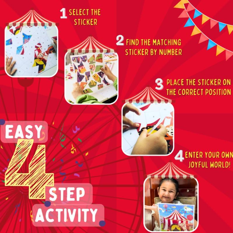 Pep Play Circus Carnival Educational Posters