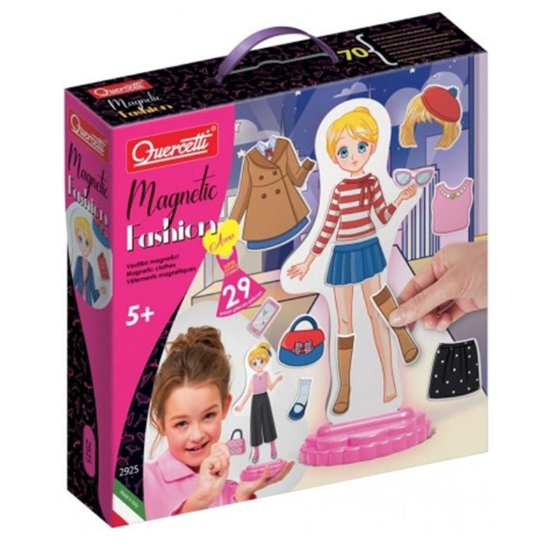 Quercetti Anna's Fashion Magnetic Puzzle Set - 29 Pieces