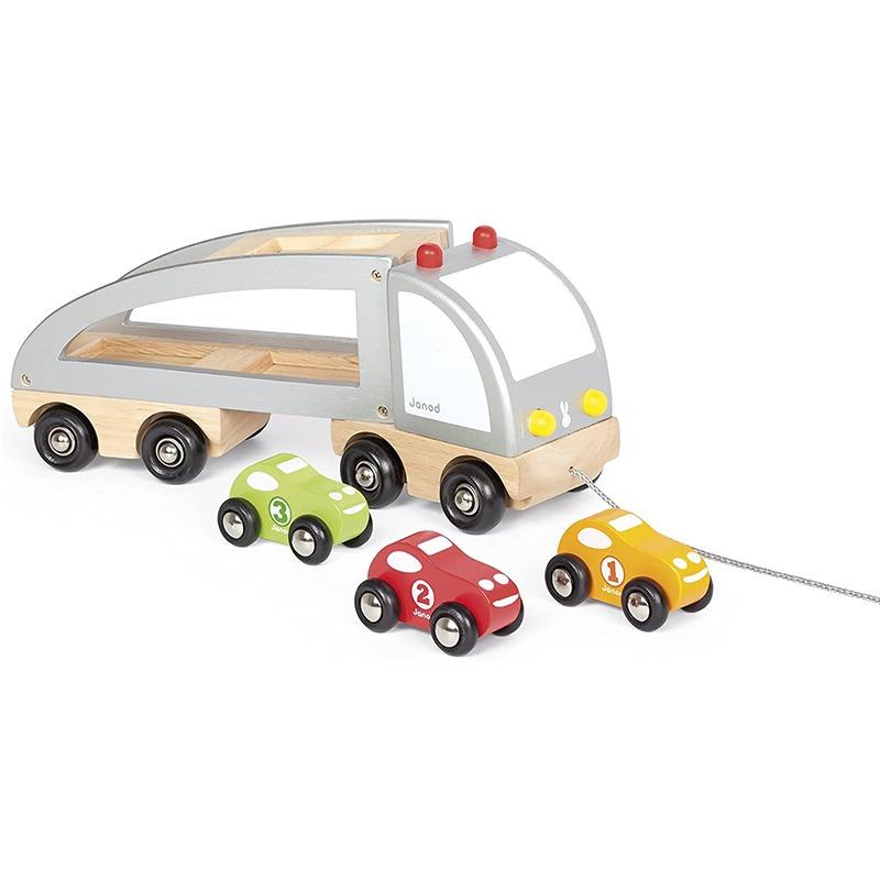 Janod Wooden Multi Cars Truck