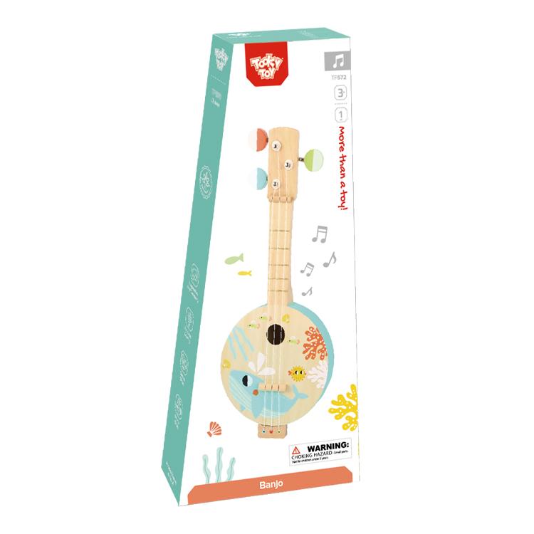 Tooky Toy Wooden Banjo For Kids