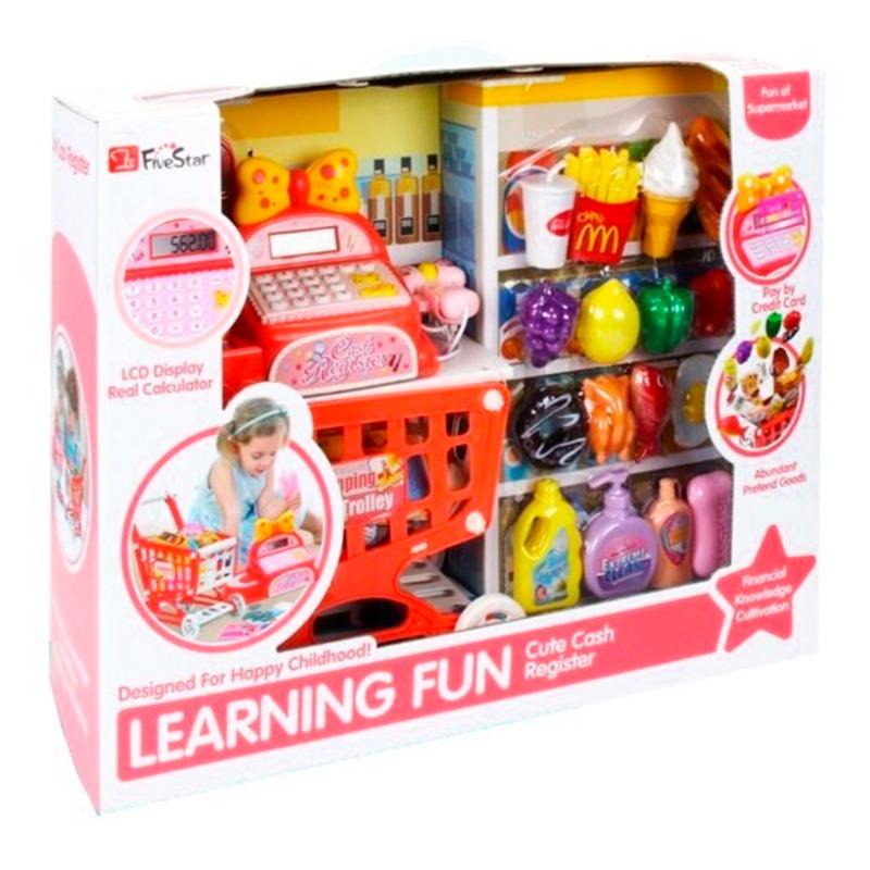 Five Star Cash Register Set - Red