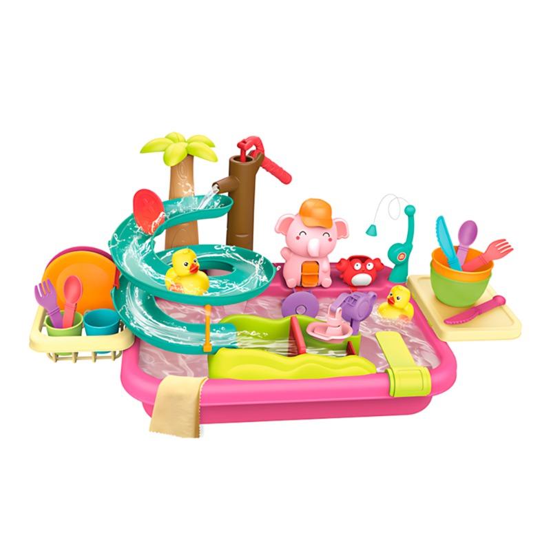 Nocky 4 In 1 Dishwasher Set - Pink