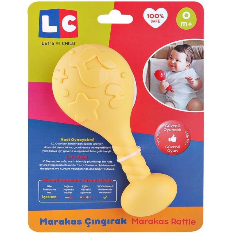 ليتس بي تشايلد - خشخيشة الأطفال متعددة الألوان