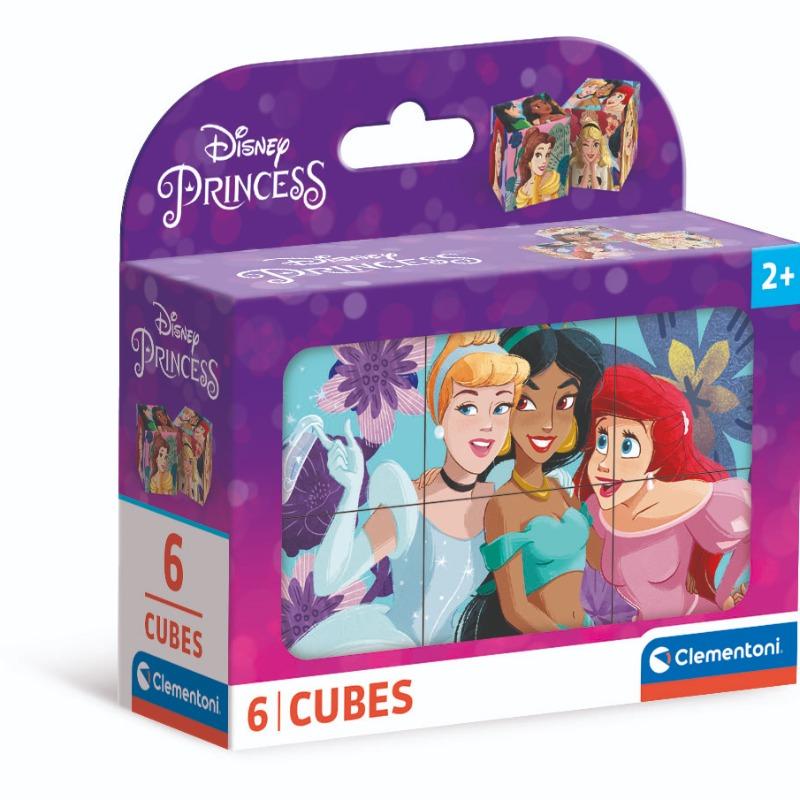 كليمنتوني - مجموعة تركيب مكعبات كليمنتوني أميرات ديزني 6 قطع