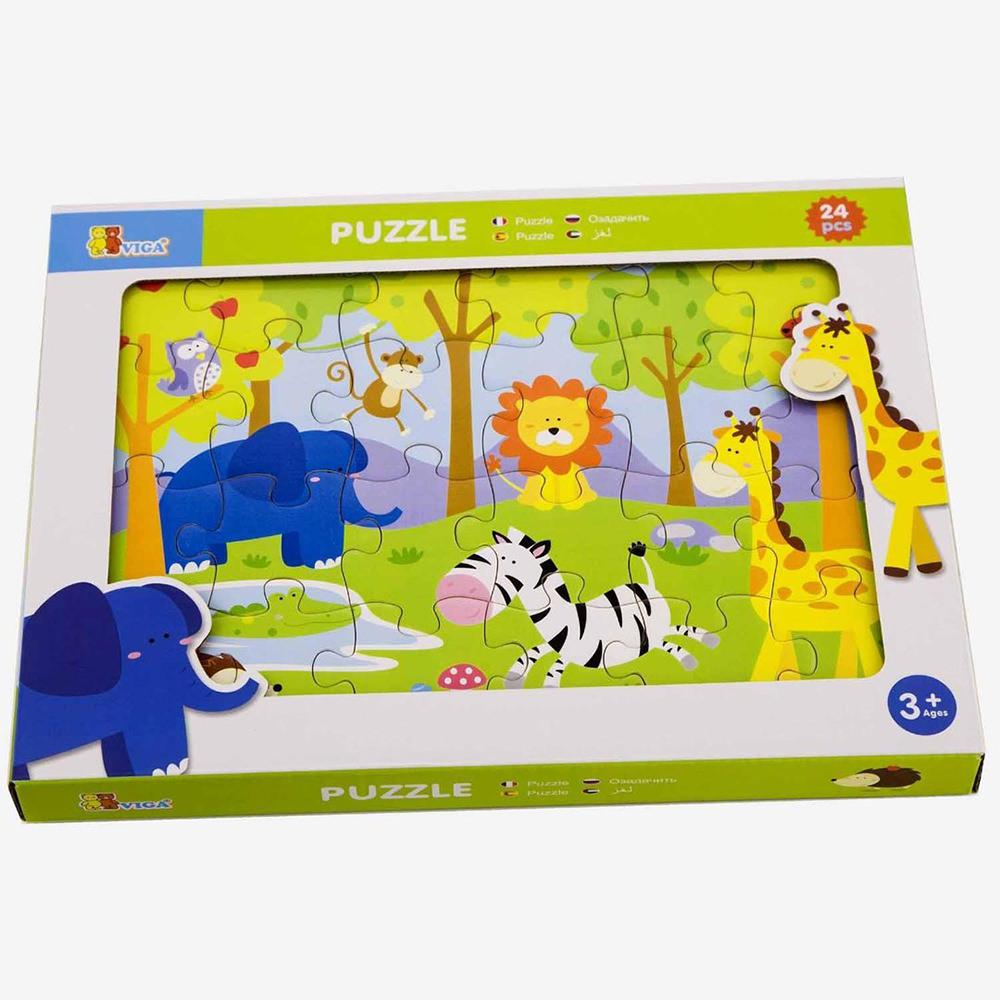 Viga Jungle Animals Puzzle