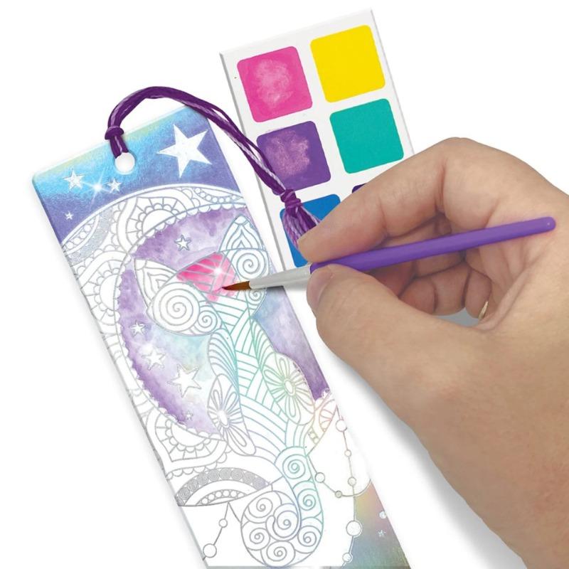 Nebulous Stars Watercolor Bookmarks Set