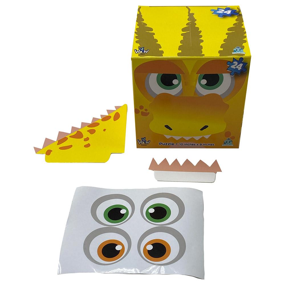 Y wow Puzzle heads Dino Puzzles 24 Pcs