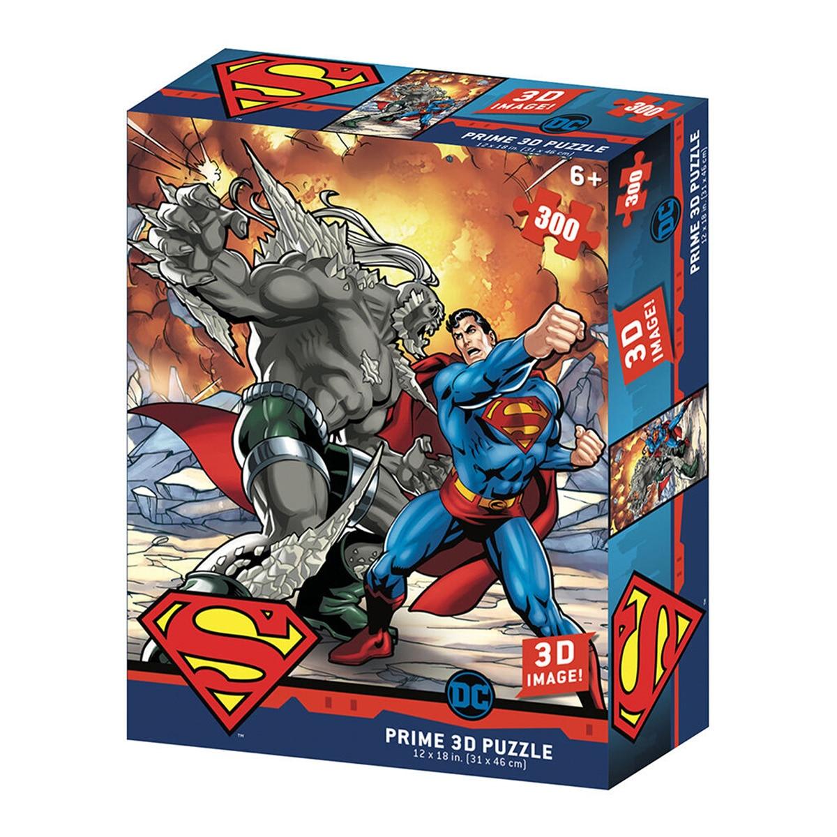 دي سي كوميكس - بازل صور سوبرمان ضد دومز داي الصغيرة ثلاثية الأبعاد 300 قطعة