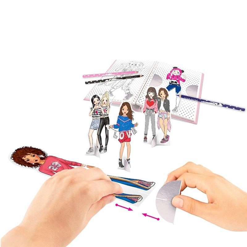 TopModel Stand Up Colouring Book