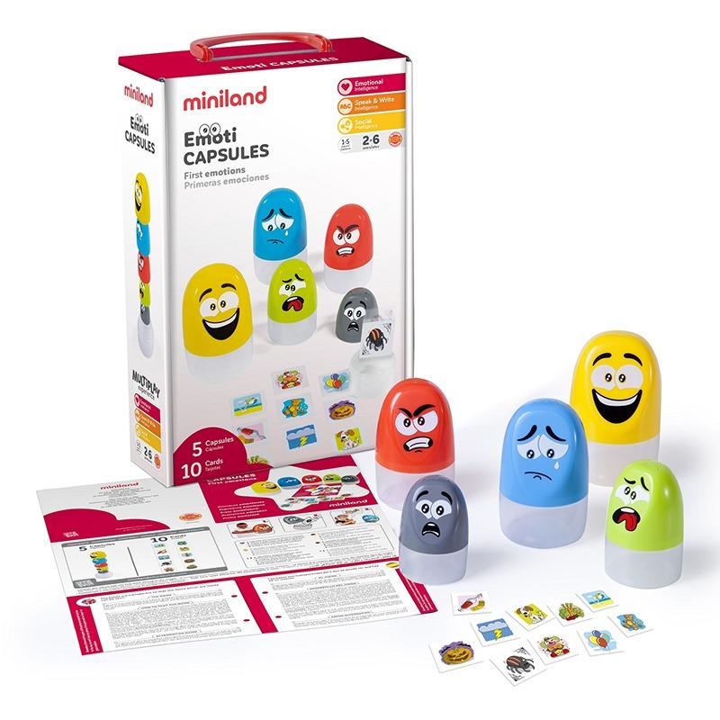 ميني لاند - مجموعة كبسولات إيموتي 10 قطعة