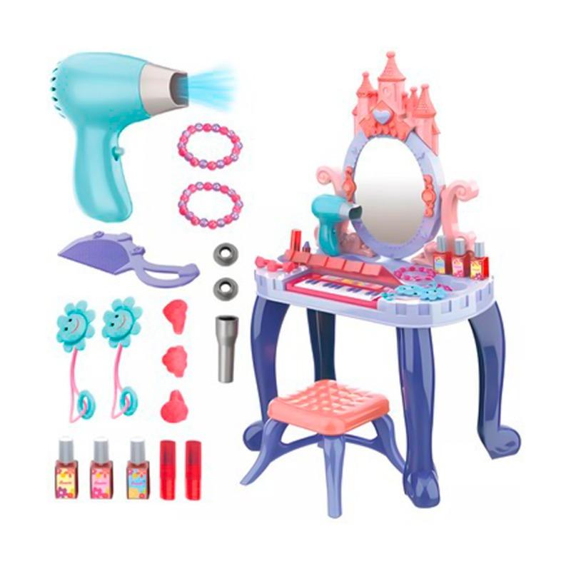 Piano Vanity Beautiful Girl Dressing Table - 29 pcs