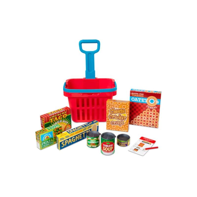 Melissa and Doug Rolling Grocery Basket