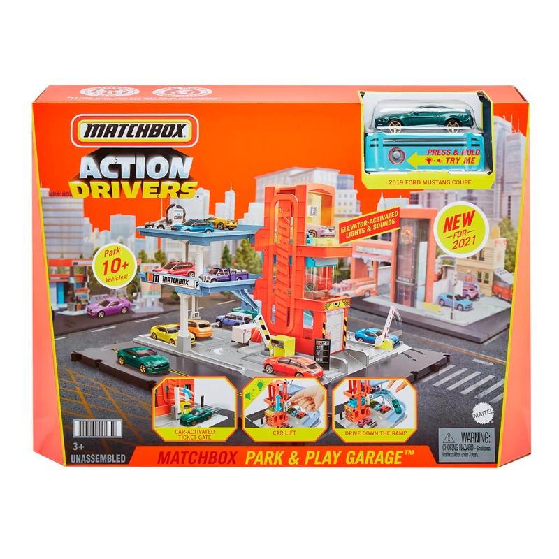 Matchbox Action Drivers Park And Play Garage