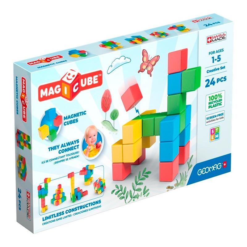 Geomag Magicube Recycled Creative Set - 24 Pcs