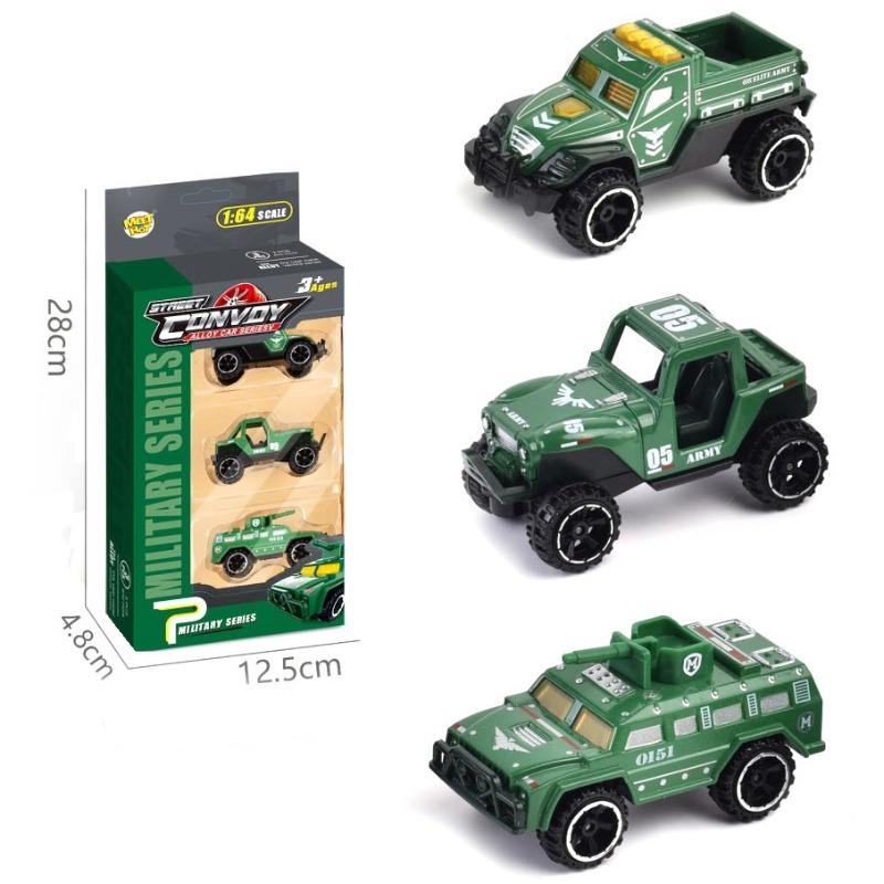 Meet Hot Street Convoy Alloy Military Trucks - Multishapes