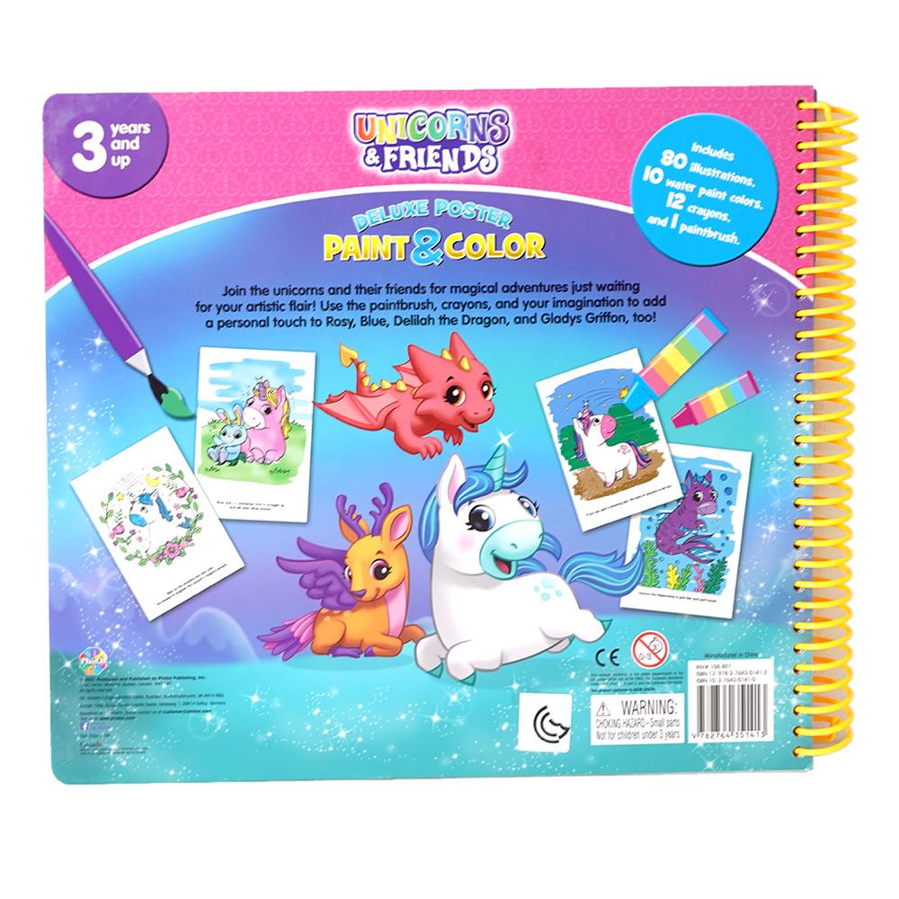 Unicorns And Friends Deluxe Poster Paint And Color