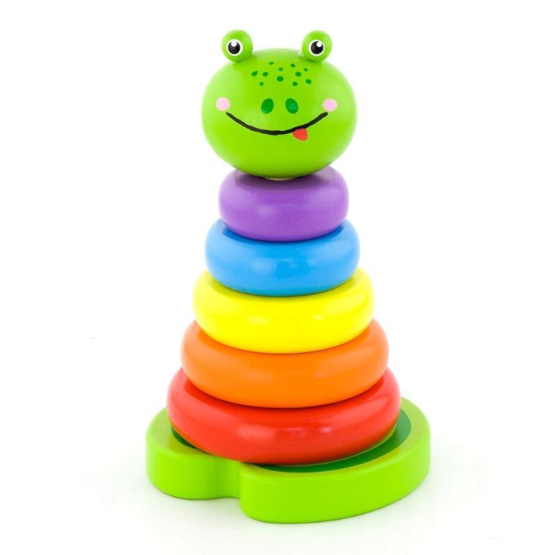 فيجا - لعبة حلقات التراص بتصميم الضفدع