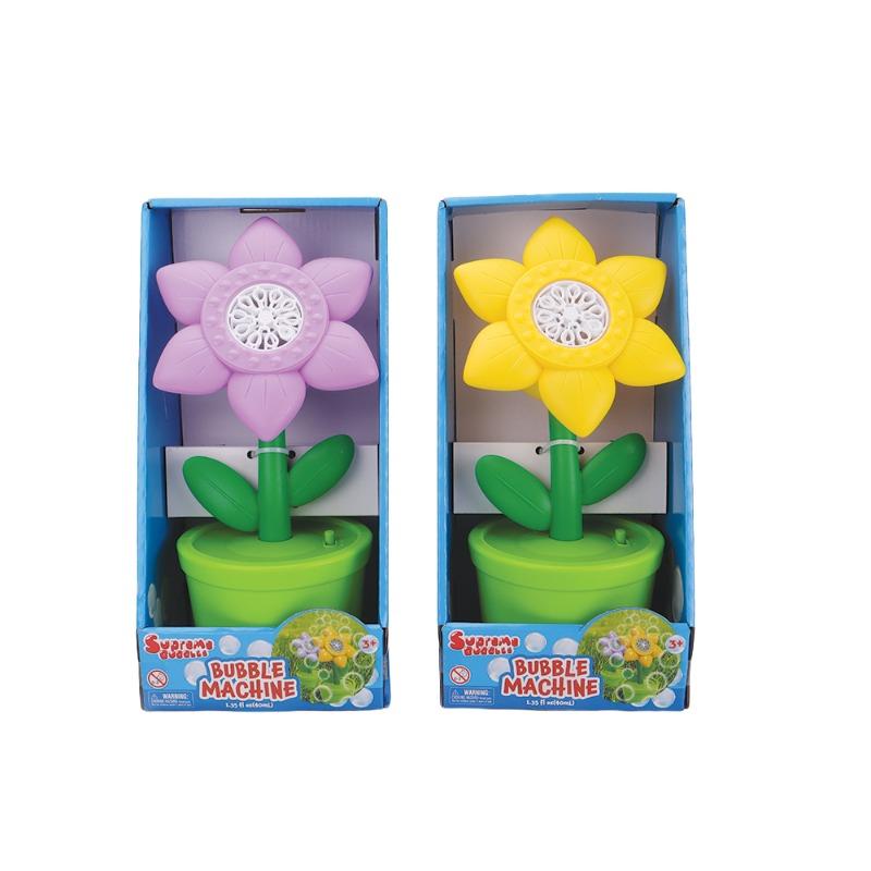 Supreme Bubbles Sunflower Bubble Machine With Light 240ml Bubble Solutiob