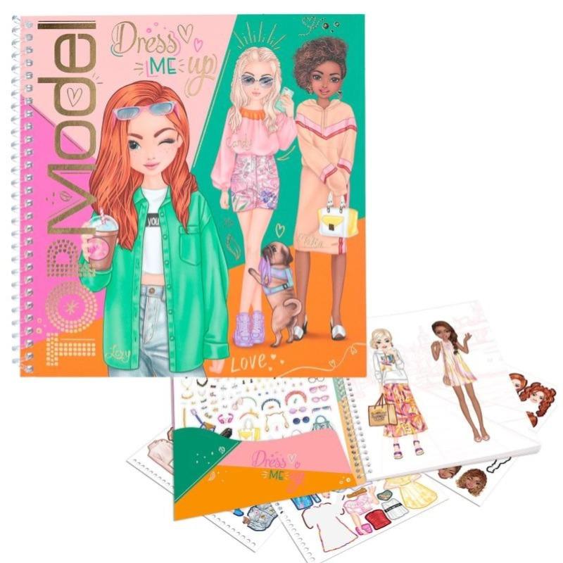 Top Model Dress Me Up Sticker Book