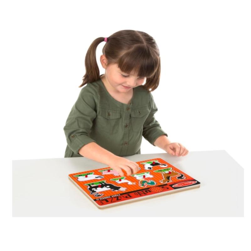 Melissa & Doug Farm Animals Sound Puzzle