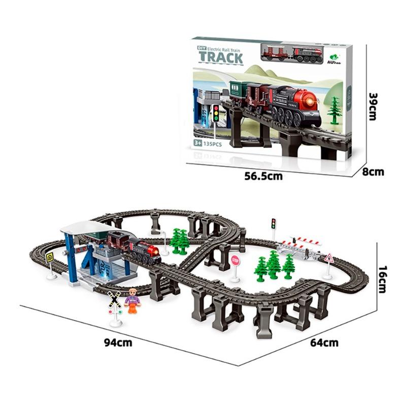 لعبة قطار المدينة - 135 قطعة
