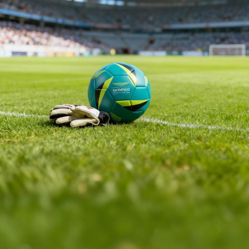 Aston Martin Aramco F5 Team Soccer Ball - Size 5