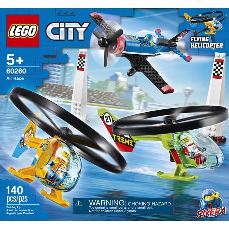 LEGO City Airport Air Race Toy Plane and Helicopters Set