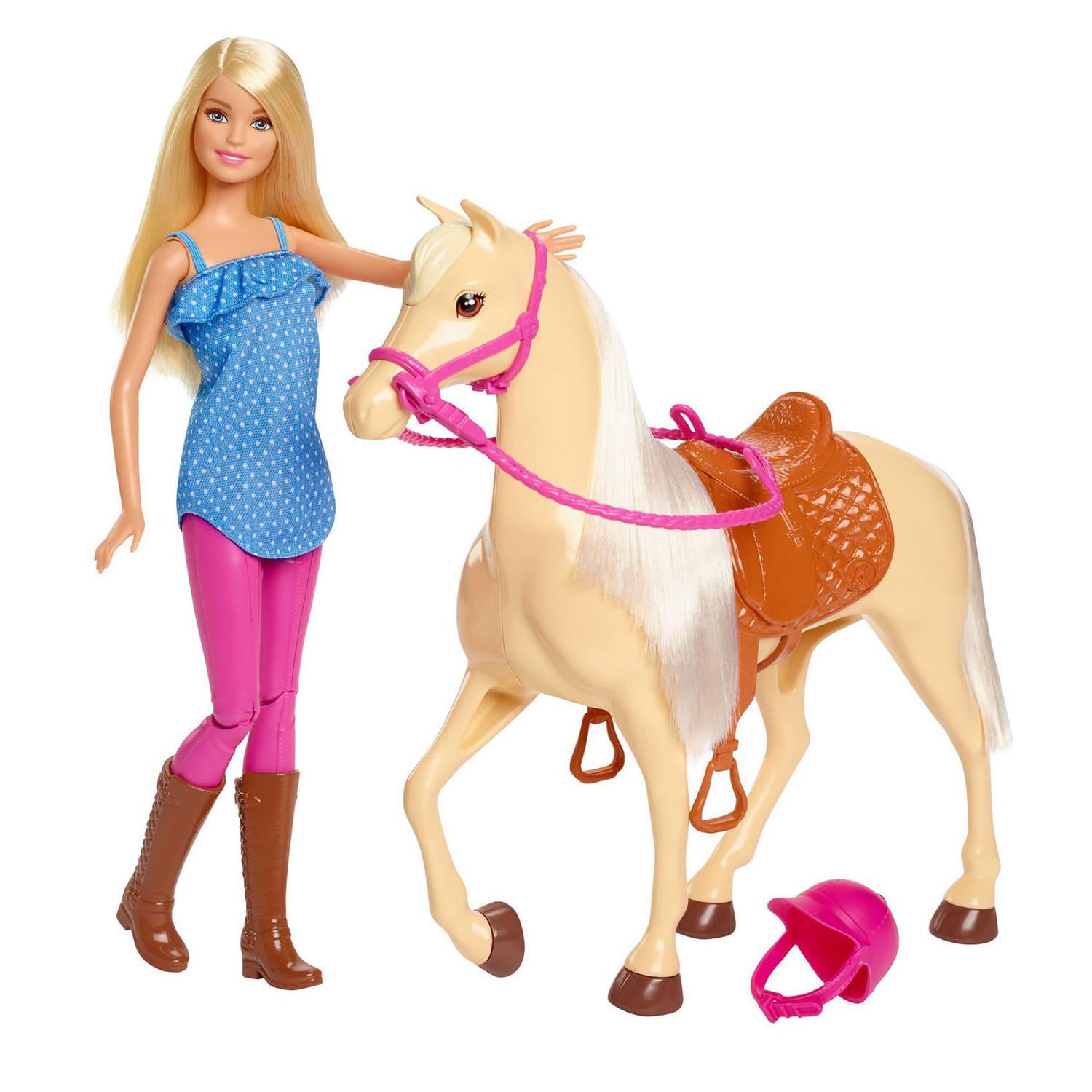 Barbie Doll And Horse