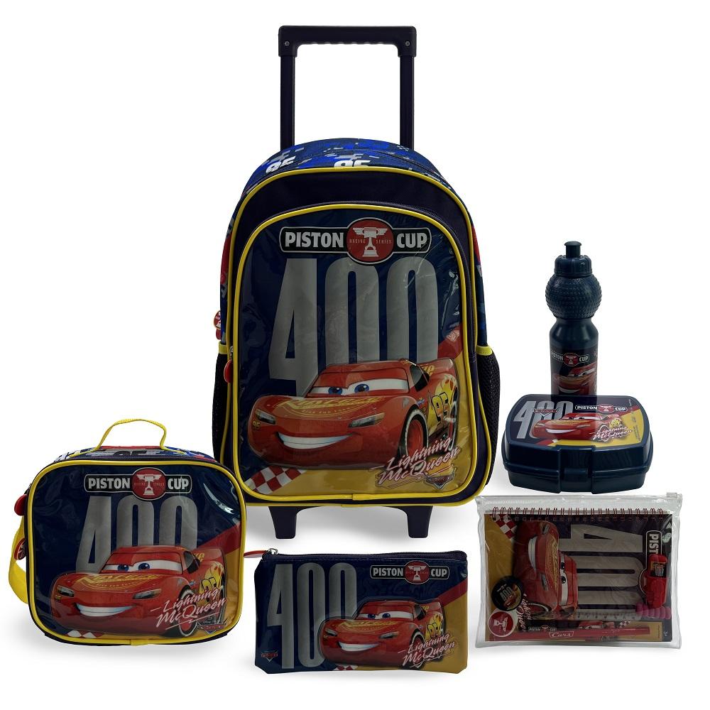 Disney Cars Piston Cup 6 In 1 Trolley Box Set - 16 Inch