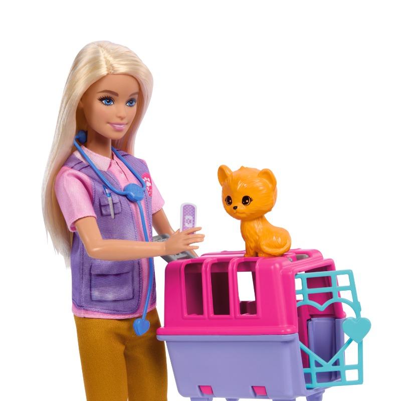 Barbie Animal Rescue Playset with Blonde Doll
