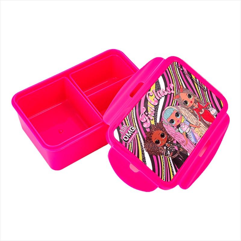 ال.او.ال - صندوق غداء لون وردي