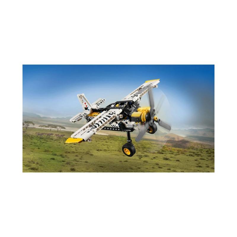 Lego Technic Bush Plane Aircraft Toy Vehicle Gift Set For Kids 42198