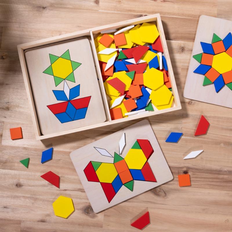 Melissa and Doug Wooden Building Blocks With 120 Solid Wood