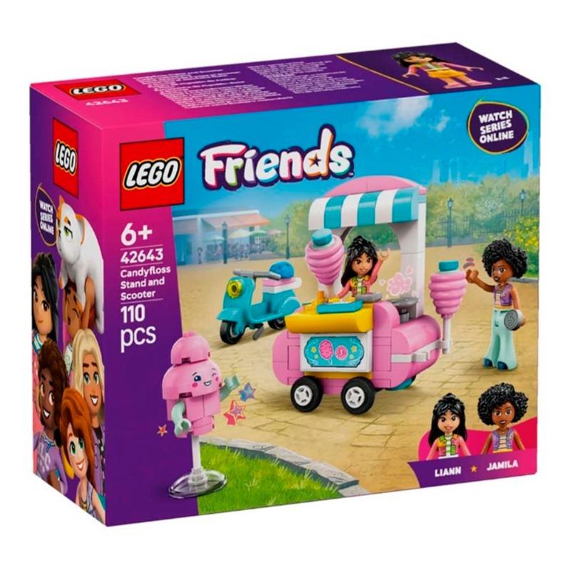 Lego Friends Candyfloss Stand And Scooter Toy Pretend Play Set 42643