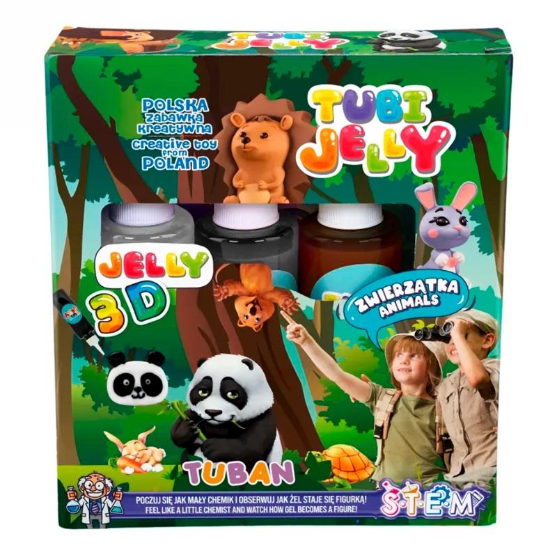 Tuban Jelly Topi Set in 3 Colors - Animals